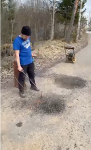 ремонт дорожного покрытия