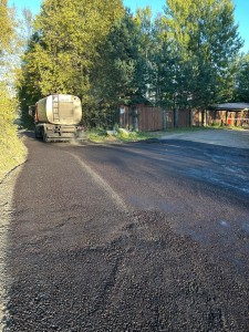 укладка асфальтовой крошки