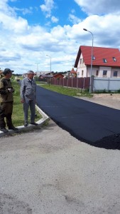 асфальтирование дорог в коттеджном поселке Солнечное