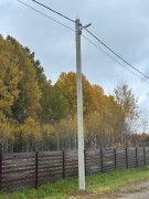 Монтируется наружное освещение