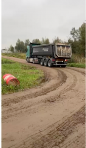 укладка асфальтовой крошки
