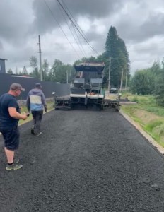 покрытие асфальтовой крошкой