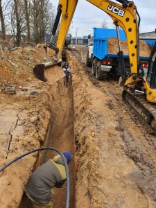 укладка водопровода