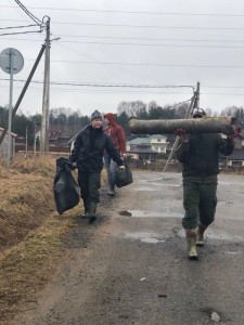 субботник в коттеджном поселке