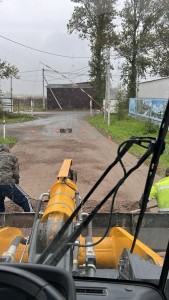 укладка асфальтовой крошки