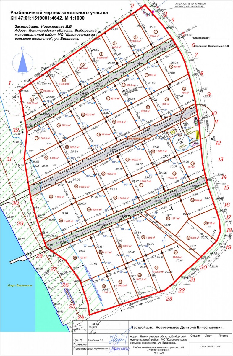 план участков КП Вишневский берег