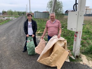 субботник в коттеджном поселке