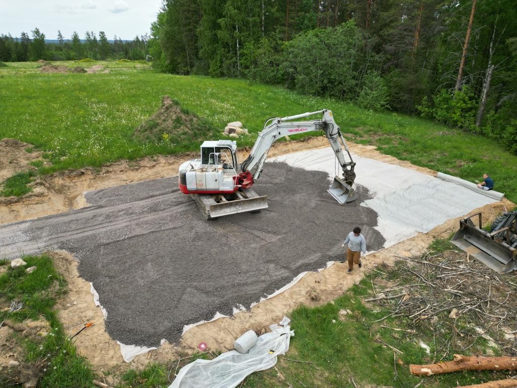 укладка дорог